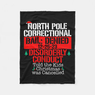Correctie Noordpool zegt tegen Xmas dat Matchi is Fleece Deken