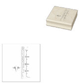 Correctie Nurse USA Vlag Nursing RN Rubberstempel (Gestempeld)