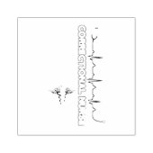 Correctie Nurse USA Vlag Nursing RN Rubberstempel (Afrduk)