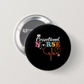 Correctie verpleegkundige ronde button 5,7 cm (Voorkant /achterkant)