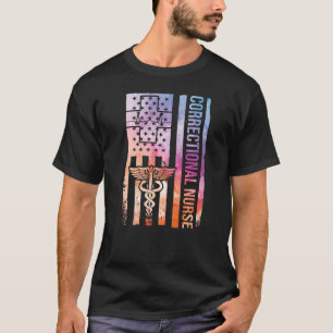 Correctie voor zenuwuitstorting Amerikaanse vlag T-shirt