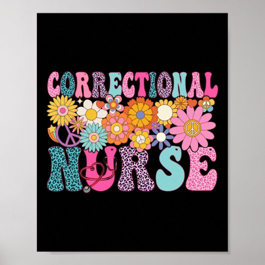 Correctie Zenuwweek Groovy appreciatiedag Poster (Voorkant)