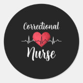 Correctie zurenhartslag Verharding RN Ronde Sticker (Voorkant)