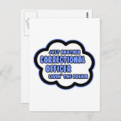 Correctieambtenaar .. Livin' The Dream Briefkaart (Voorkant / Achterkant)