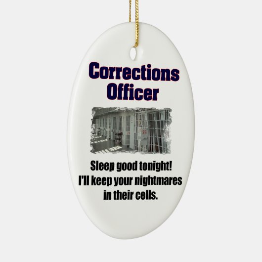 Correctieambtenaar Nightmares Keramisch Ornament (Rechts)