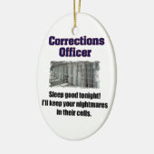 Correctieambtenaar Nightmares Keramisch Ornament (Links)