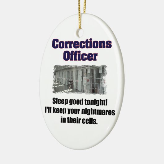 Correctieambtenaar Nightmares Keramisch Ornament (Links)