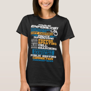 Correctieambtenaar Regels voor openbare betekening T-shirt