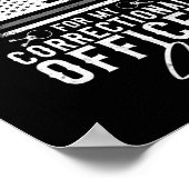 Correctiebeambte die ik honoreer met de dunne zilv poster (Hoek)