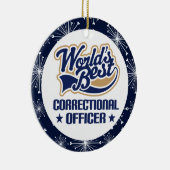 Correctiebeambte Gift Ornament (Rechts)