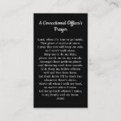 Correctiebeambte in de Thin Grey Line Visitekaartje (Voorkant)