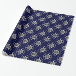 Correctiebeambte Silver Badge, Gift Wrap Cadeaupapier