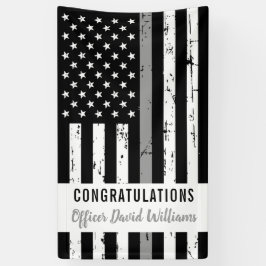 Correctiebeambte Thin Grey Line Party Banner