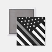 Correctiebeambte zwarte vlag Magnet (Voorkant / Achterkant)