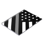 Correctiebeambte zwarte vlag Notitieboek (Linkerzijde)