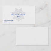 Correctiecoördinator Aangepaste badge Visitekaartje (Voorkant / Achterkant)