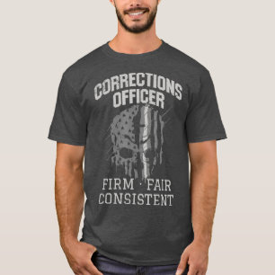 Correctiecoördinator Citaat Thin Silver Grey Line T-shirt