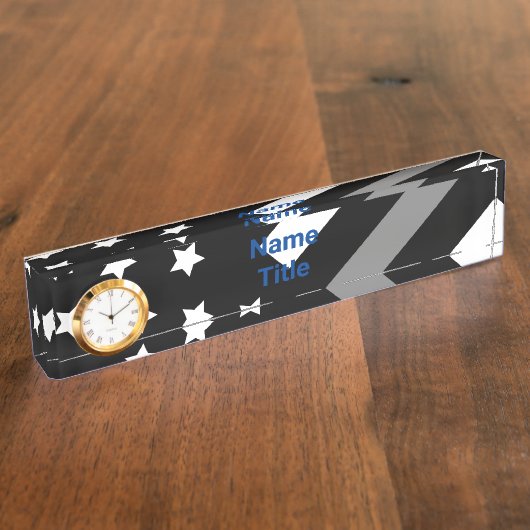 Correctiecoördinator Desk Naambordje (Zijkant)