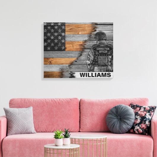 Correctiecoördinator met de naam Canvas Print (Insitu (Woonkamer))