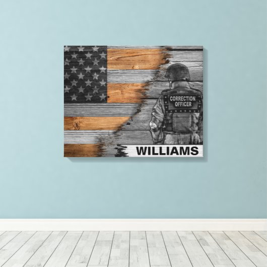 Correctiecoördinator met de naam Canvas Print (Insitu (Houten vloer))