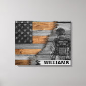 Correctiecoördinator met de naam Canvas Print (Voorkant)