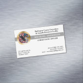 Correcties Afdeling Parole Security Badge Logo Magnetisch Visitekaartje (Voorbeeld)