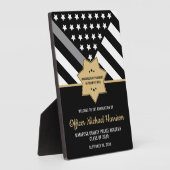 Correcties Functionaris Afstudeerfeest Welkom Fotoplaat (Zijkant)