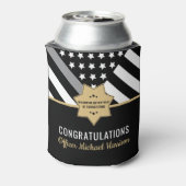 Correcties Functionaris Graduatie Partij Vlag Blikjeskoeler (Blikje Achterkant)