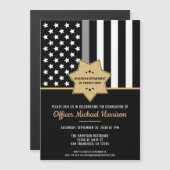 Correcties Functionaris Graduatie Partij Vlag Magnetische Uitnodiging (Voorkant / Achterkant)