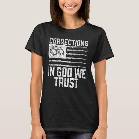 Correcties in God vertrouwen we op de correctionel T-shirt (Voorkant)