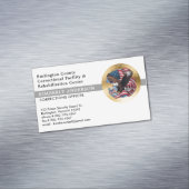 Correcties Officer Gevangenisveiligheidsbadge Logo Magnetisch Visitekaartje (Voorbeeld)