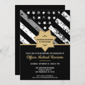 Correcties Officer Graduation Party Parole Guard Kaart (Voorkant / Achterkant)