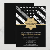 Correcties Officer Graduation Party Parole Guard Kaart (Voorkant / Achterkant)