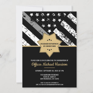 Correcties Officer Graduation Party Parole Guard Kaart