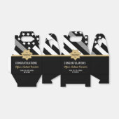 Correcties Officer Graduation Party Silver Line Bedankdoosjes (Uitgevouwen)