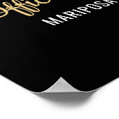 Correcties Officer Graduation Party Silver Line Poster (Hoek)