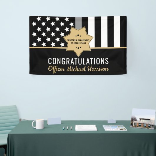 Correcties Officer Graduation Party Silver Line Spandoek (Beurs)