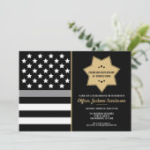 Correcties Officer Pensioen Zilveren Lijn Partij Kaart (Staand voorkant)