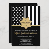 Correcties Officer Pensioen Zilveren Lijn Partij Kaart (Voorkant / Achterkant)