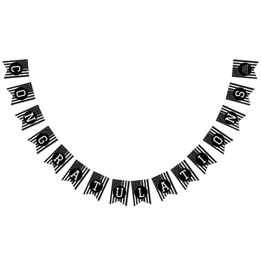 Correcties Officer Thin Silver Line Promotie Vlaggetjes (Alle)