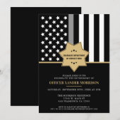 Correcties Officer Zilveren Lijn Pensioen Partij Kaart (Voorkant / Achterkant)