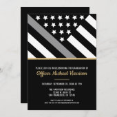 Correcties Officier Vlag Graduation Party Kaart (Voorkant / Achterkant)