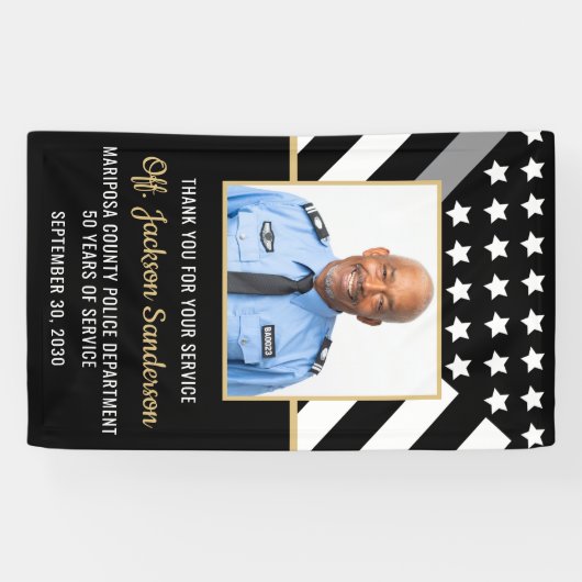 Correcties Officier Wetshandhaving Pensioen Spandoek (Horizontaal)