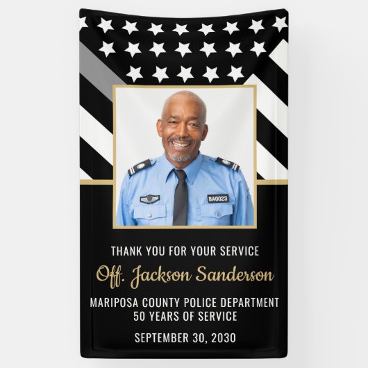 Correcties Officier Wetshandhaving Pensioen Spandoek (Verticaal)