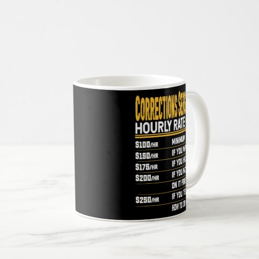 Correcties sergeant Hourly Inspe Koffiemok (Voorkant rechts)