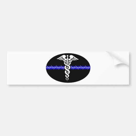 Correcties verpleegster bumpersticker (Voorkant)