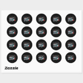 Correctieve zurigheidscorrectie ronde sticker (Vel)