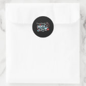Correctieve zurigheidscorrectie ronde sticker (Tas)