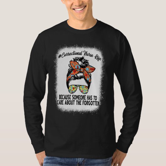 Correctional Nurse Prison RN T-shirt (Voorkant)