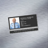 Correctional Officer Custom Foto Gevangenis Veilig Magnetisch Visitekaartje (Voorbeeld)